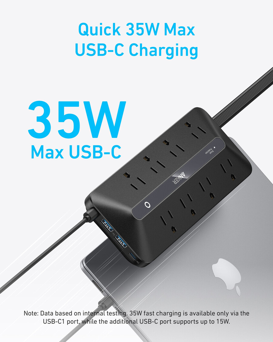 anker usb-steckdosenleiste 12-in-1 35 w