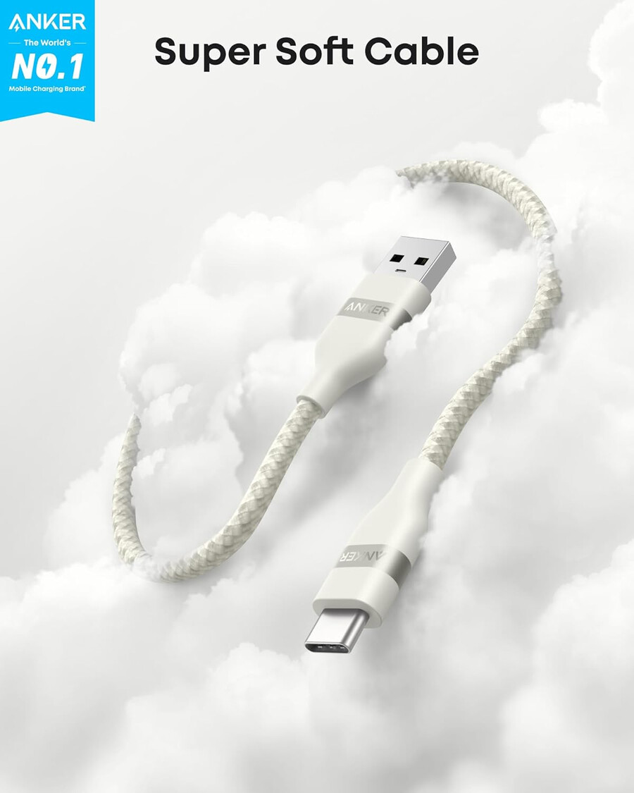 anker usb-a auf usb-c kabel 3 fuß upcycling-geflecht 2er-pack