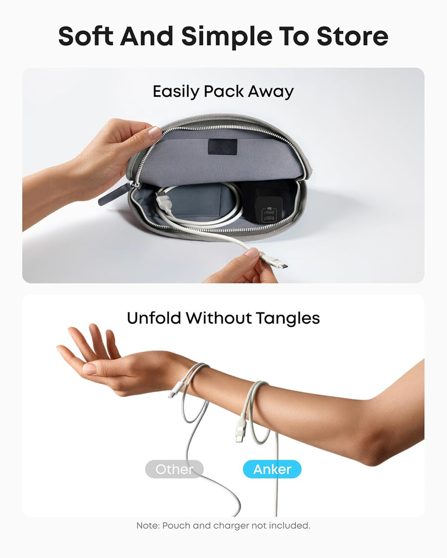 anker usb-a auf usb-c kabel 3 fuß upcycling-geflecht 2er-pack