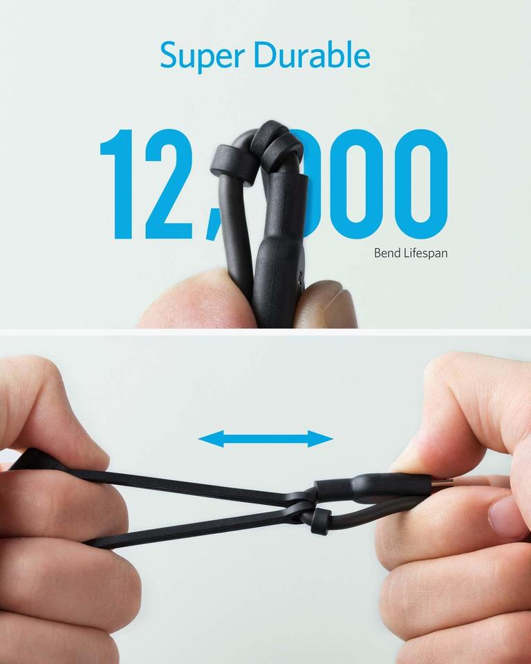 anker 321 usb-a auf lightning kabel 3 fuß 3-in-1