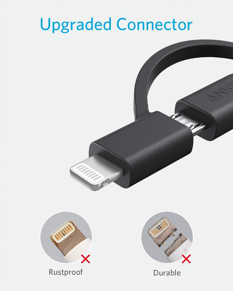 anker 321 usb-a auf lightning kabel 3 fuß 3-in-1