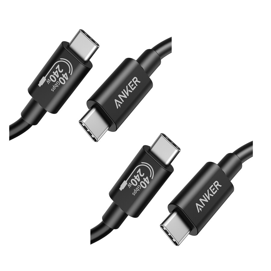 anker 515 usb-c auf usb-c kabel thunderbolt 4 kompatibel 2er-pack