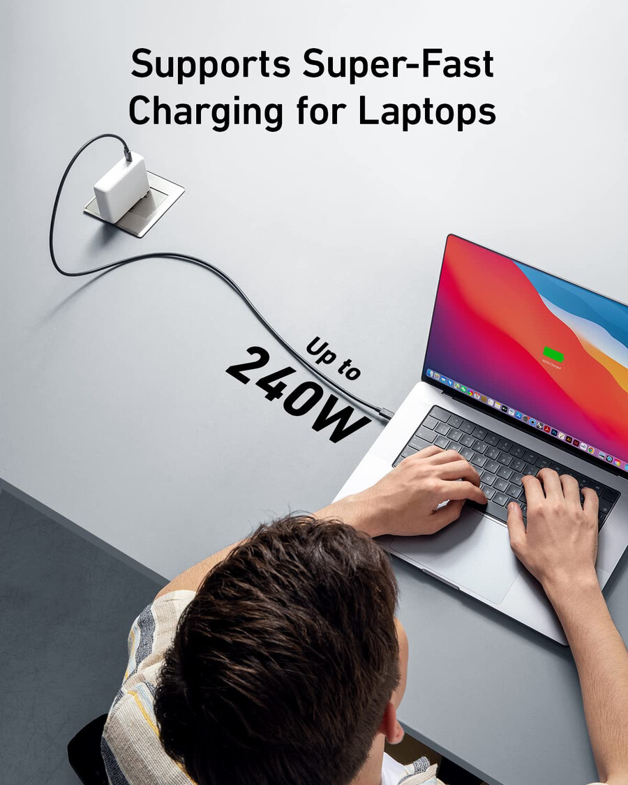 anker 515 usb-c auf usb-c kabel thunderbolt 4 kompatibel 2er-pack