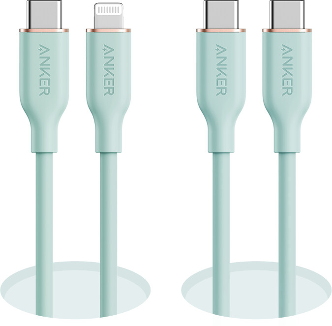 anker 643 usb-c auf usb-c kabel flow silikon 240w 2er-pack mitternachtsschwarz