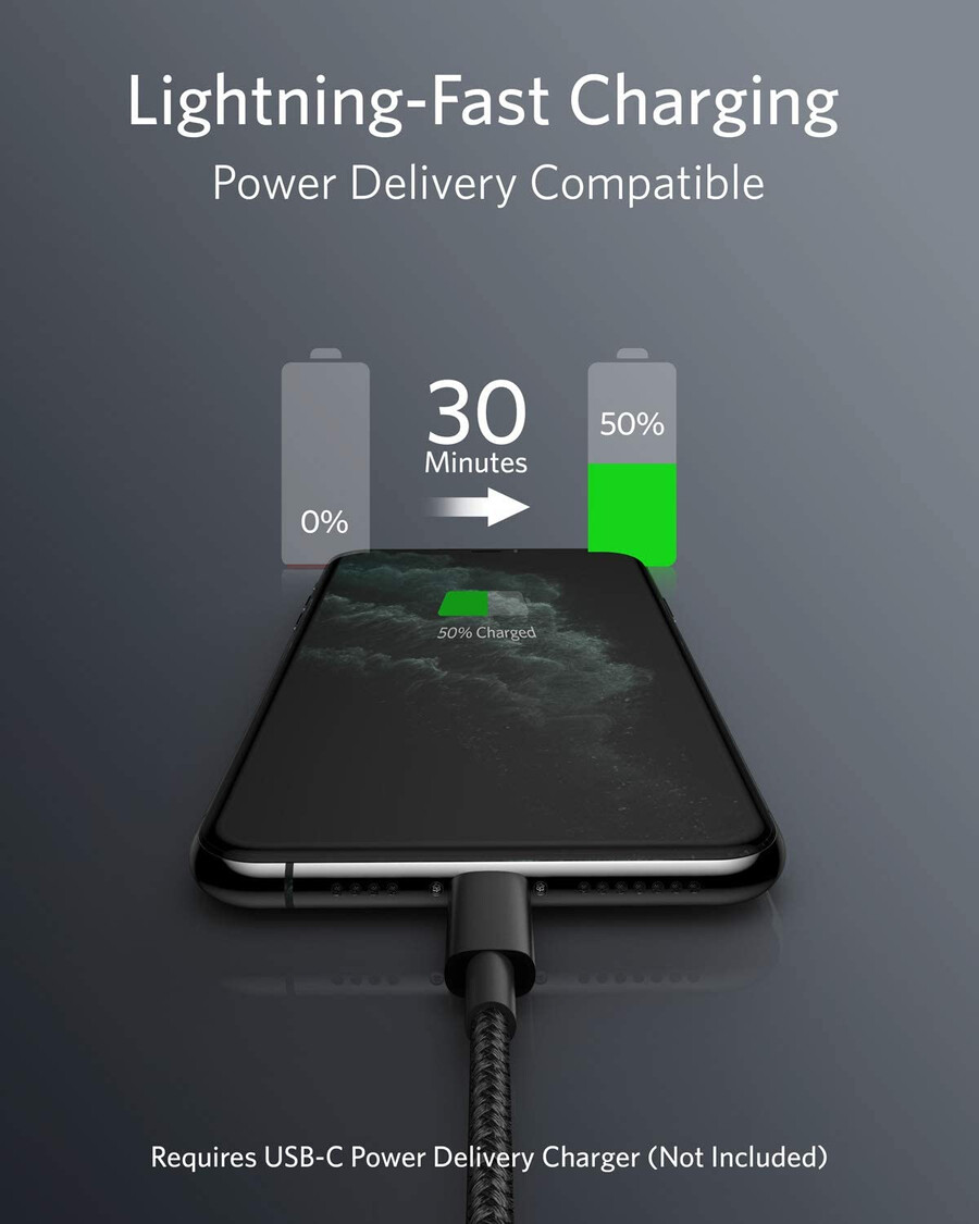 anker 331 usb-c auf lightning-kabel