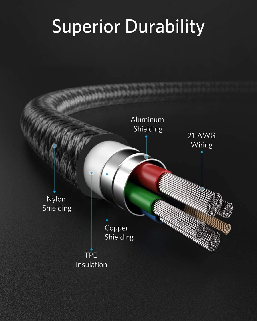 anker 331 usb-c auf lightning-kabel
