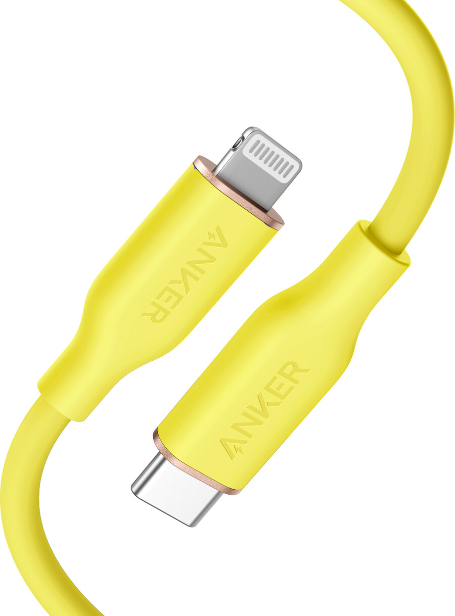 anker 641 usb-c auf lightning kabel flow 3 fuß silikon
