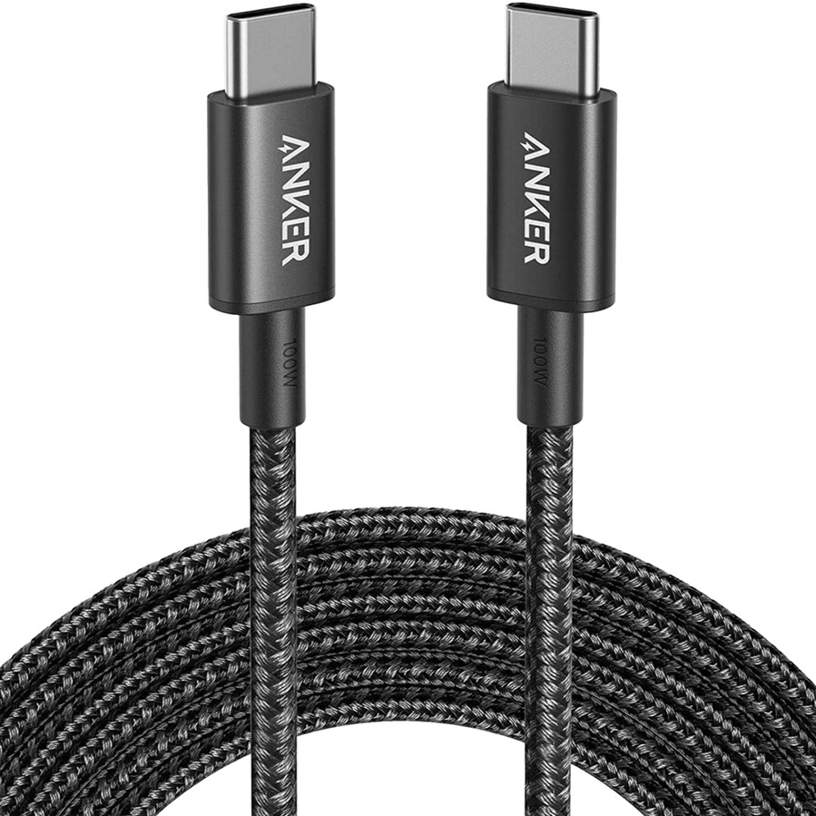 neues nylon-usb-c-zu-usb-c-kabel 100w 3 m 2er-pack