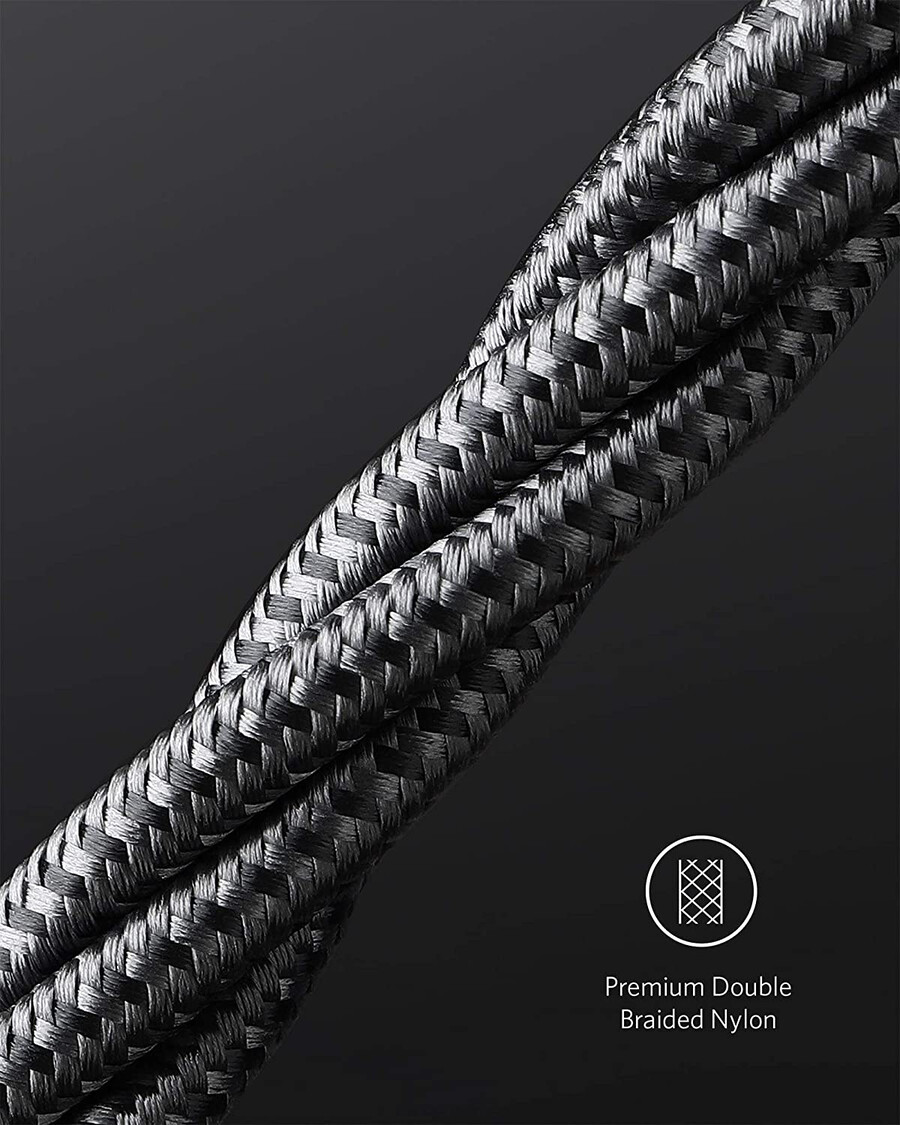 neues nylon-usb-c-zu-usb-c-kabel 100w 3 m 2er-pack