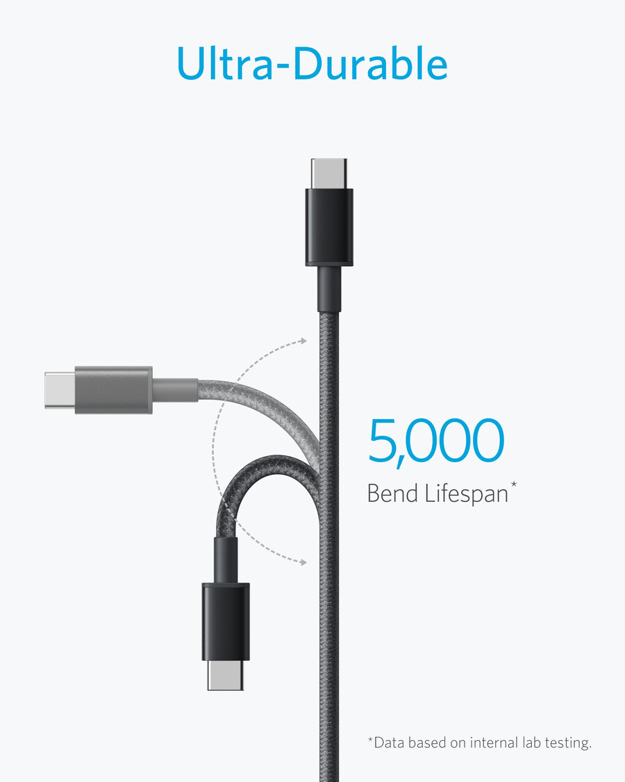 anker premium nylon usb-c auf usb-a kabel 2er-pack