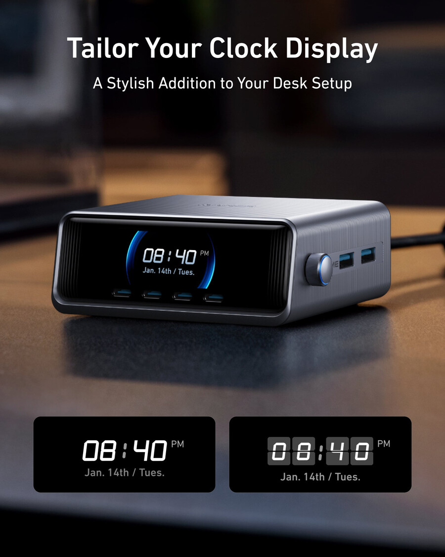 anker prime ladegerät 250w 6 anschlüsse ganprime