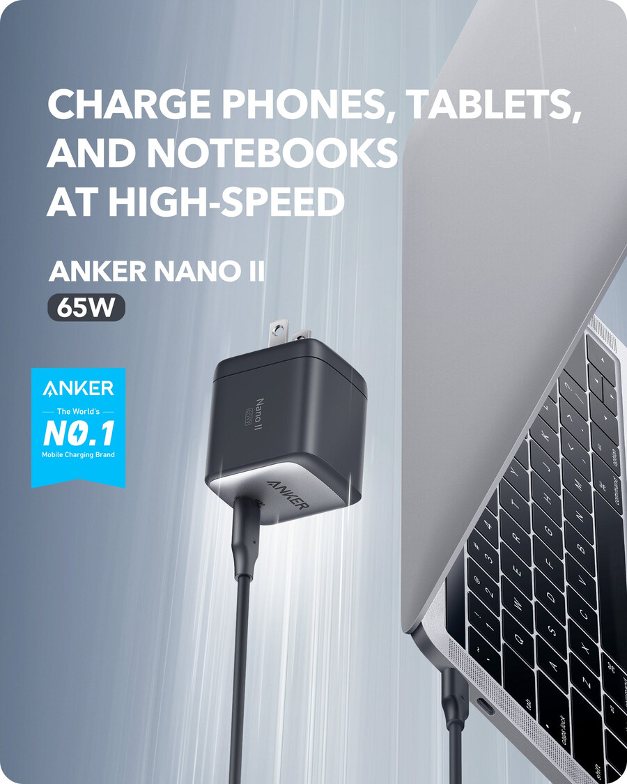 anker 715 ladegerät nano ii 65w
