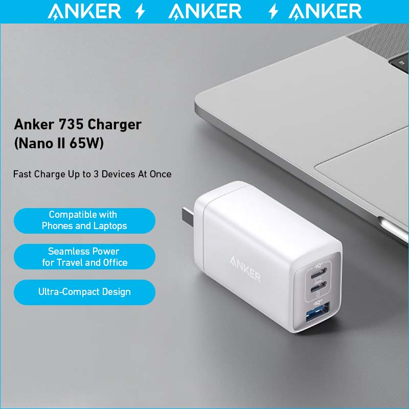 anker 735 ladegerät nano ii 65w 2er-pack