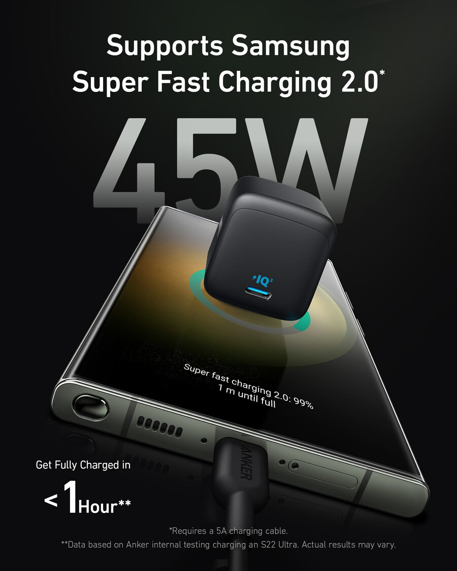 anker 313 ladegerät ace 45w