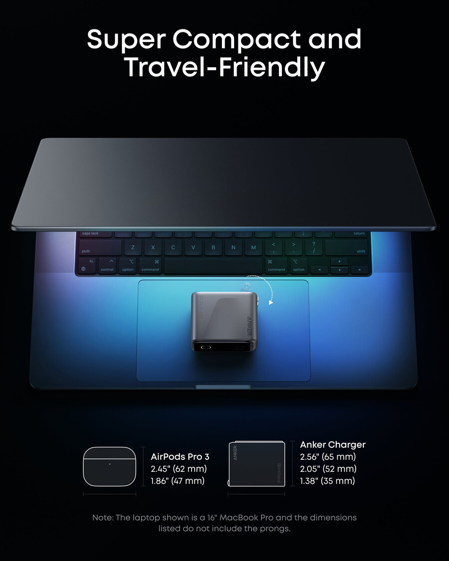 anker prime ladegerät 160 w 3 anschlüsse smart display