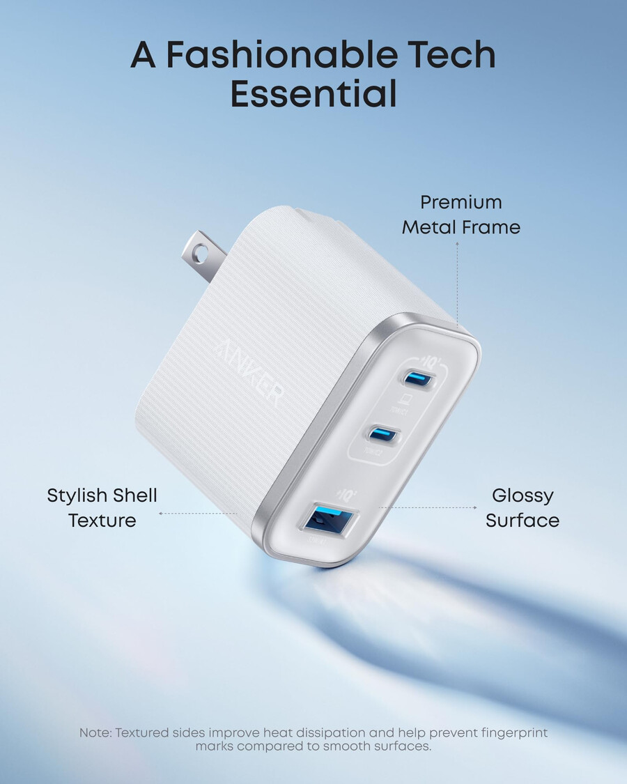 anker nano-ladegerät 70 w 3 anschlüsse – 2er-pack
