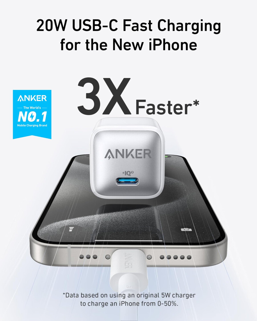 anker 511 ladegerät nano pro mit 18 m usb-c-kabel 2er-pack