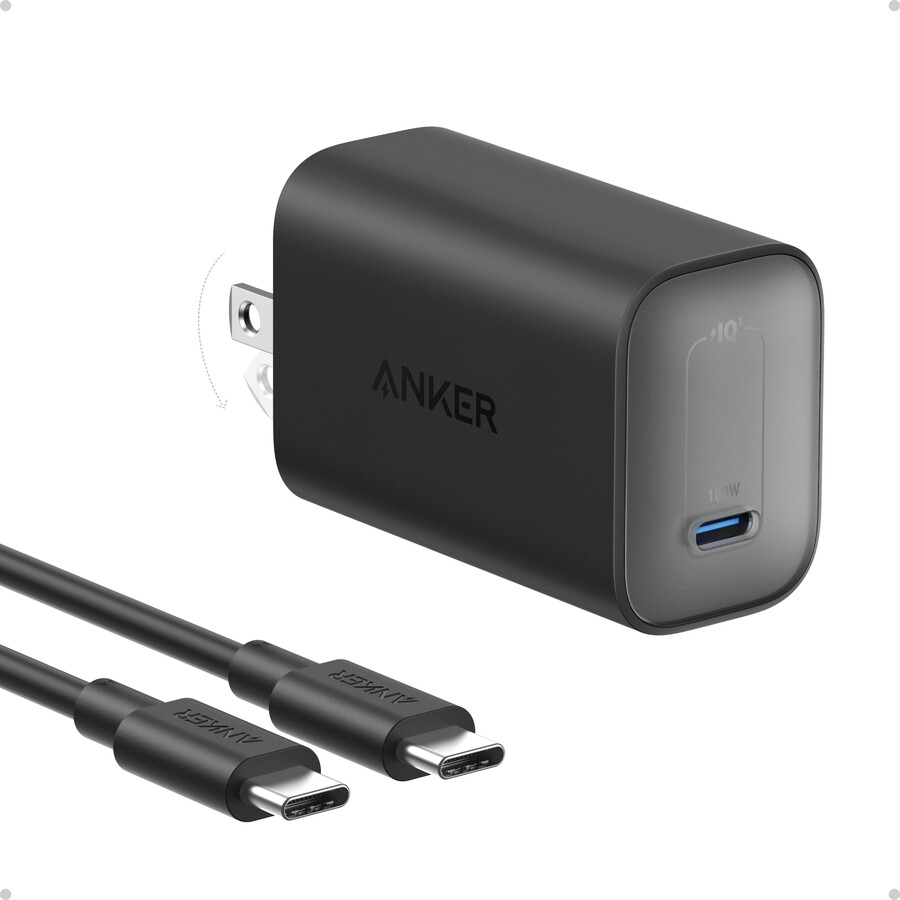 anker nano ladegerät 100w mit usb-c kabel