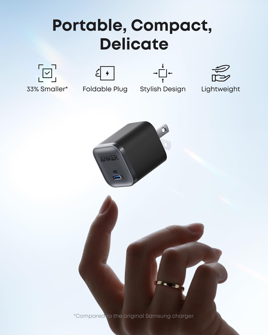 anker nano ladegerät 45w mit usb-c-zu-usb-c-kabel und anker usb-c-zu-usb-c-kabel 18 m 240w upcycling-geflecht