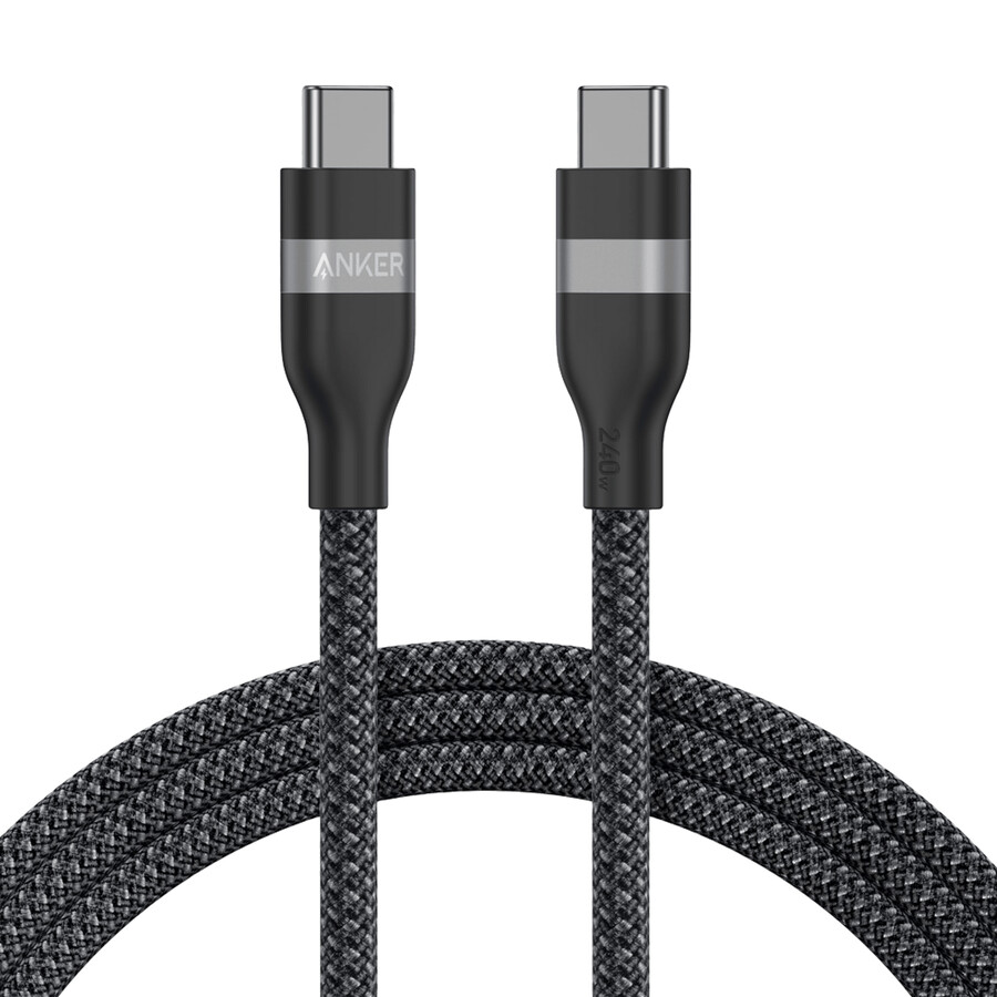 anker nano ladegerät 45w mit usb-c-zu-usb-c-kabel und anker usb-c-zu-usb-c-kabel 18 m 240w upcycling-geflecht