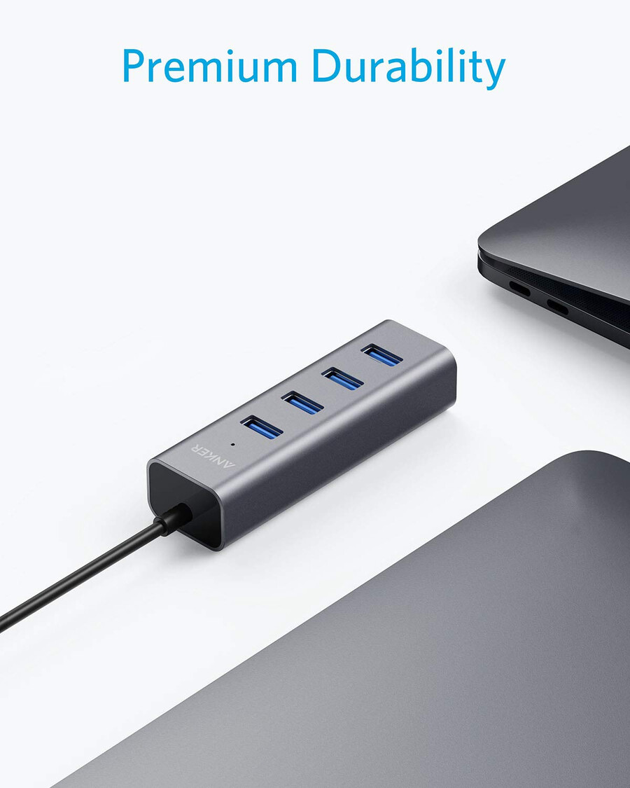 usb-c auf 4-port usb 3.0 hub