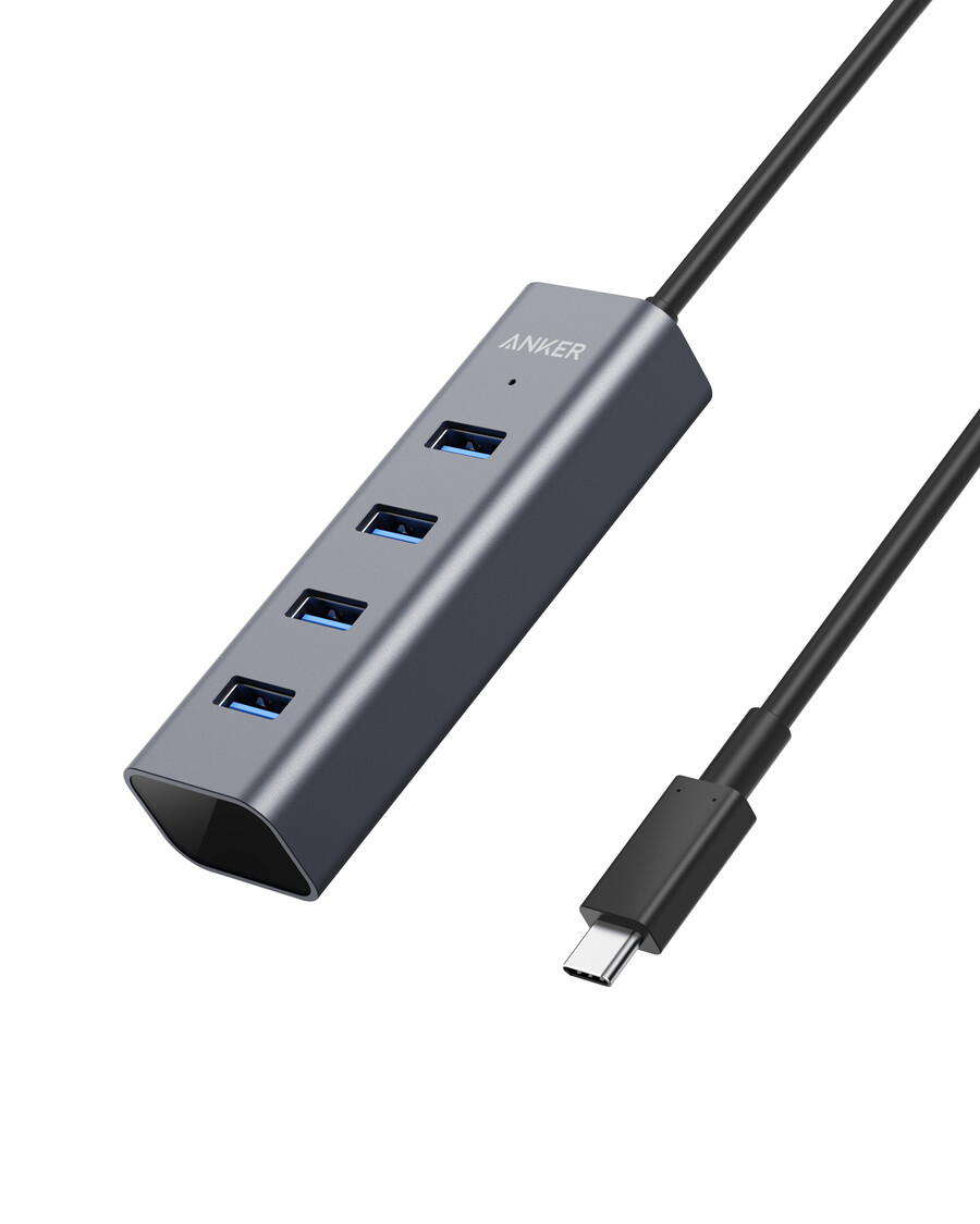 usb-c auf 4-port usb 3.0 hub