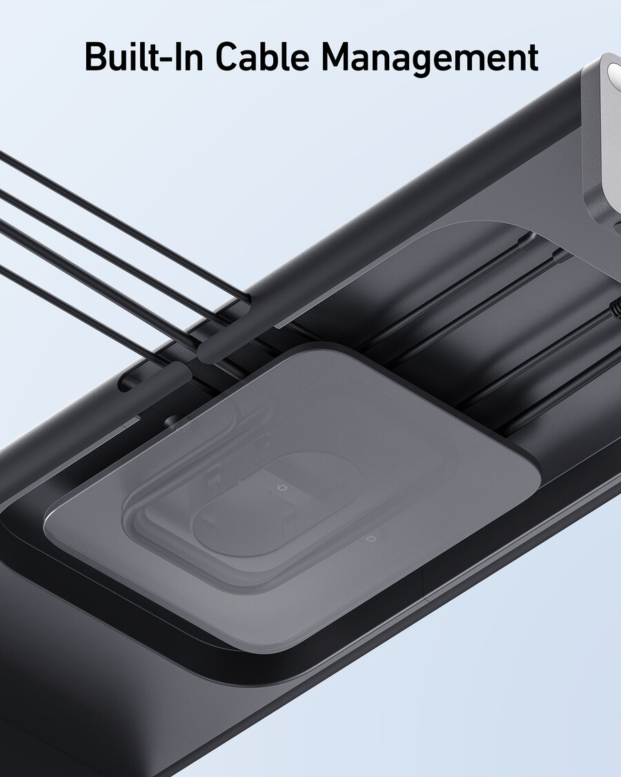 anker 675 usb-c dockingstation 12-in-1 monitorständer kabellos