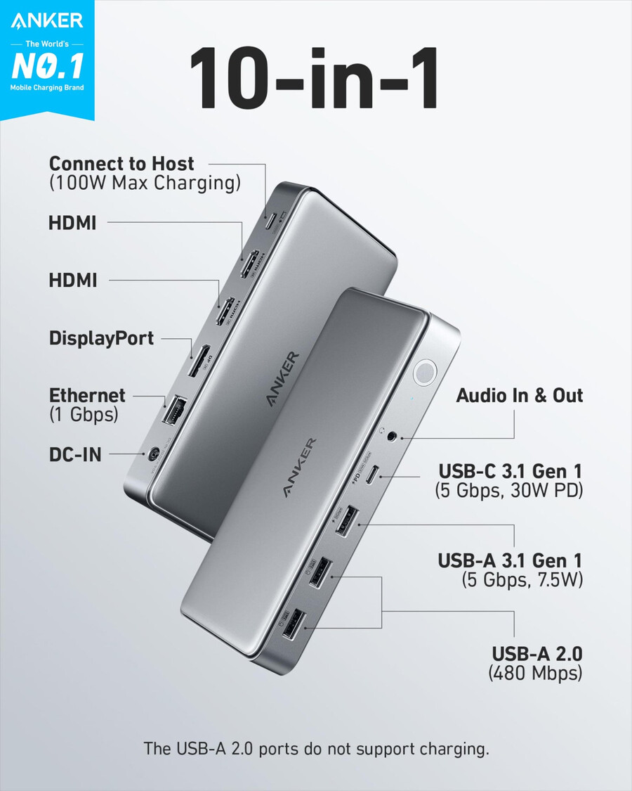 anker 563 usb-c dockingstation 10-in-1