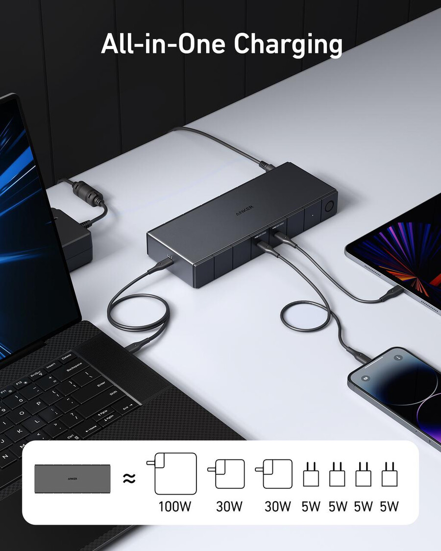 anker 778 thunderbolt dockingstation 12-in-1 thunderbolt 4
