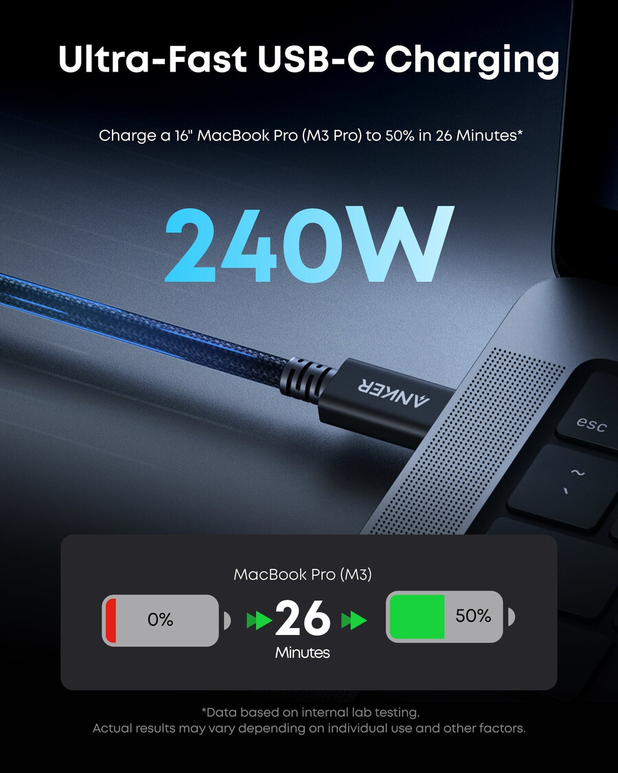 anker prime tb5 dockingstation 14-in-1 140 w 8k thunderbolt 5