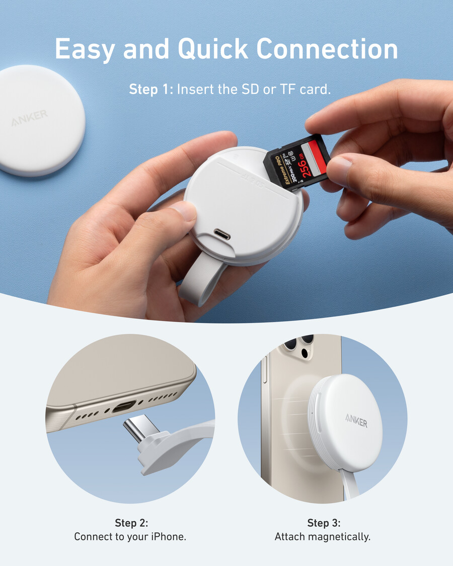 anker maggo usb-c-adapter 3-in-1 10 gbits für iphone