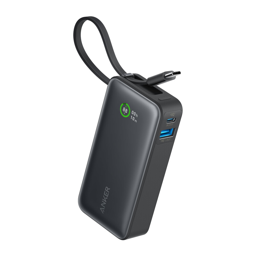 anker nano powerbank 30w integriertes usb-c-kabel