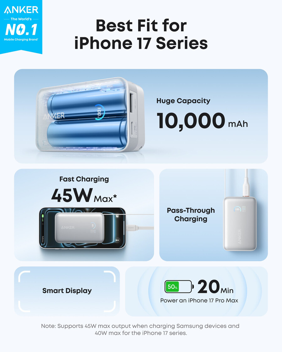 anker nano usb-c schnellladegerät 45w