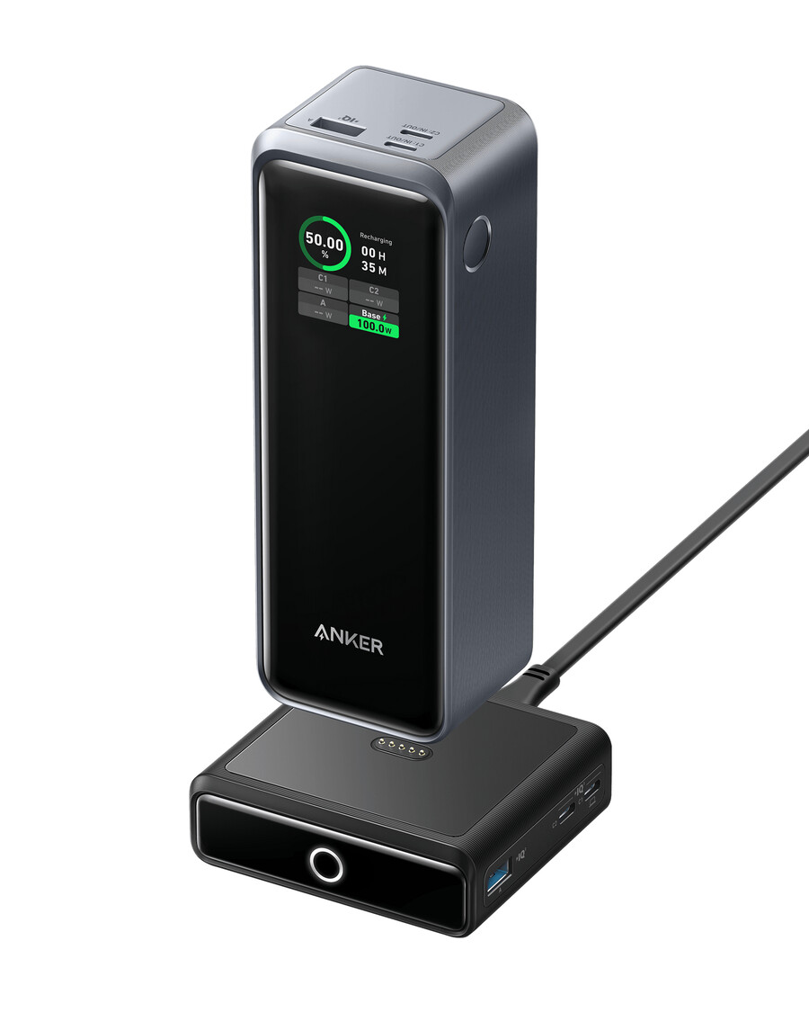 anker prime 27.650 mah powerbank 250 w und 100-w-ladestation
