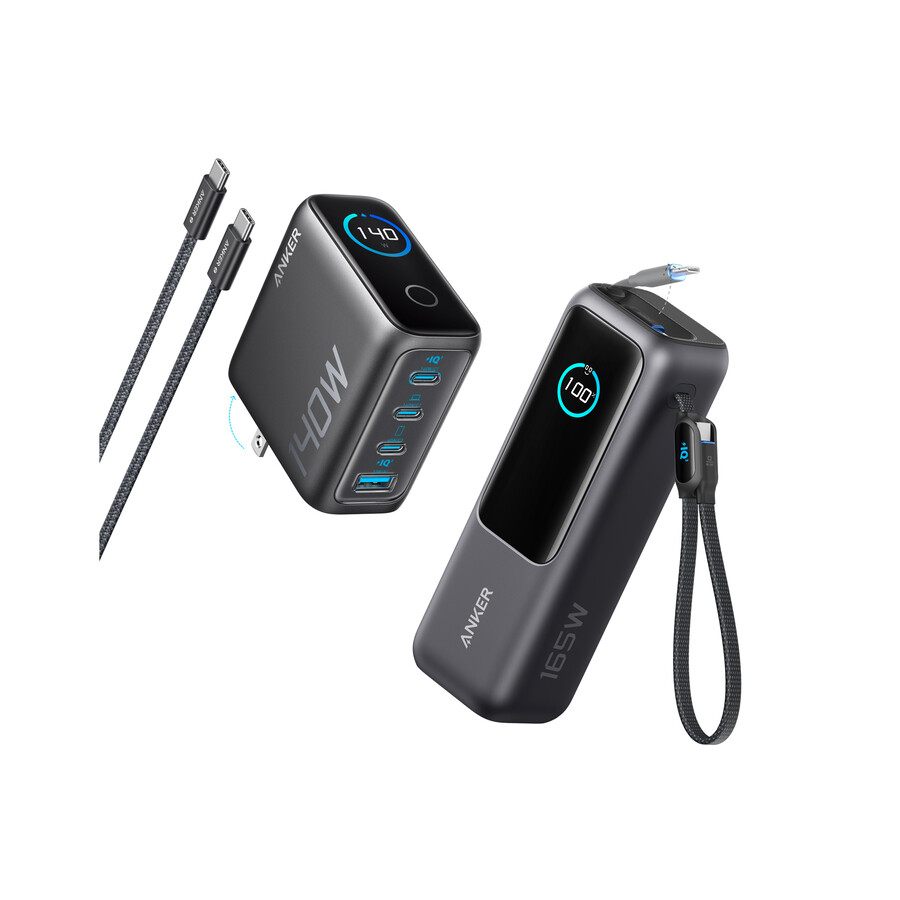 anker laptop-powerbank und anker laptop-ladegerät