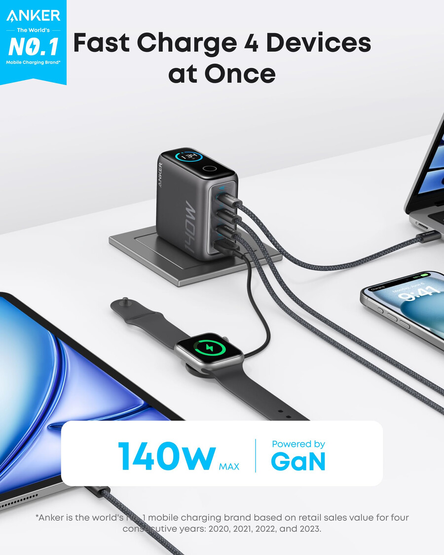 anker laptop-powerbank und anker laptop-ladegerät