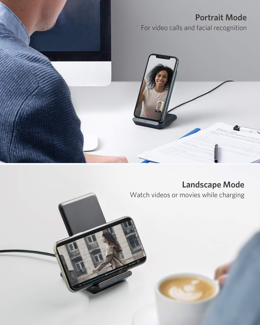 anker 313 kabelloses ladegerät ständer