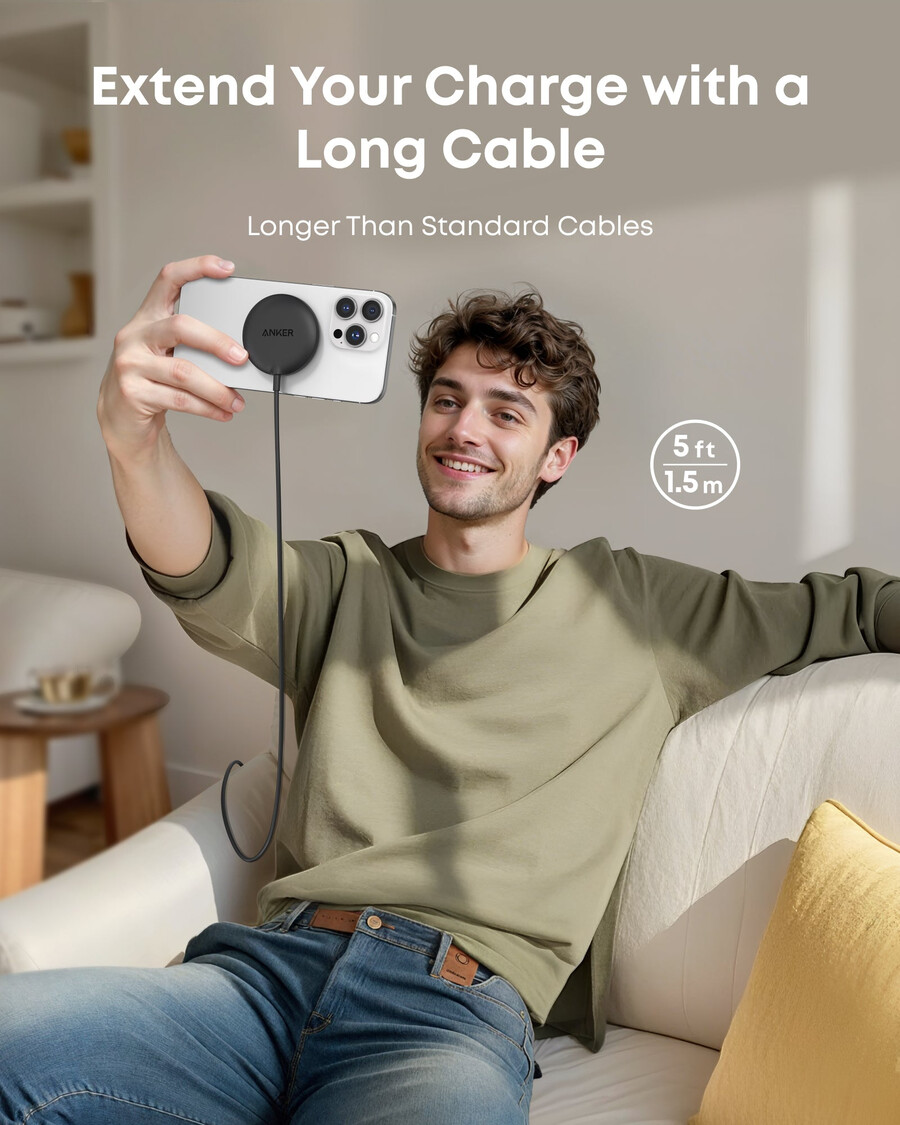 anker zolo magnetisches kabelloses ladegerät 2er-pack