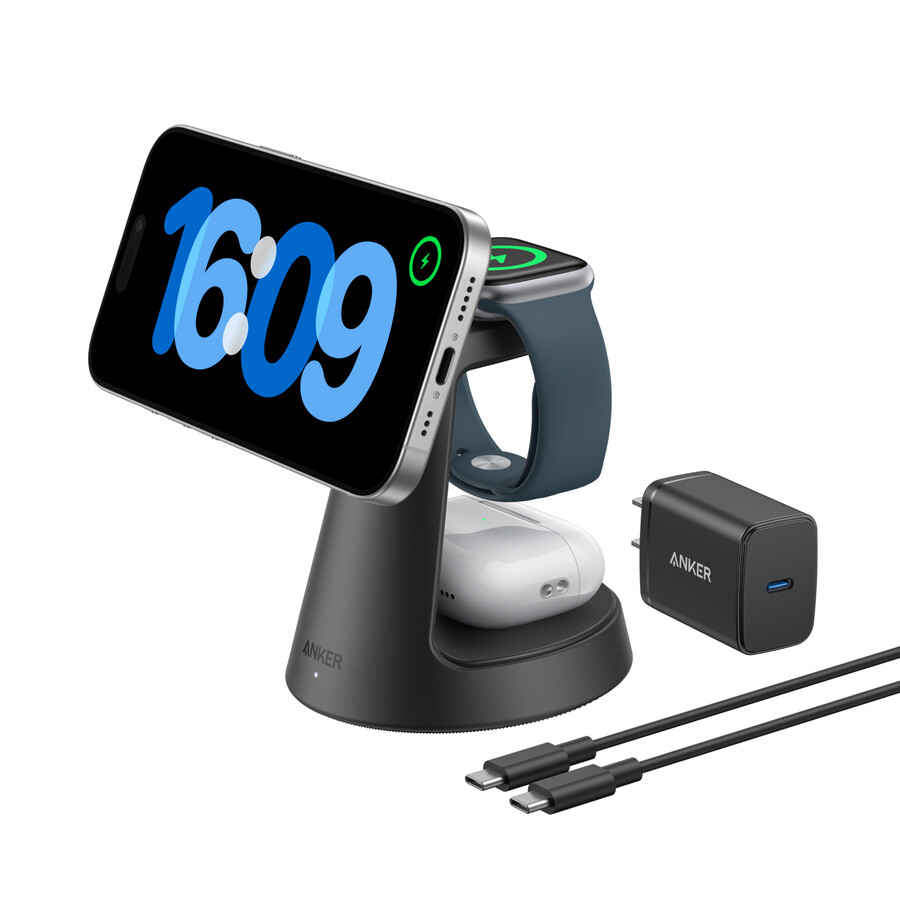 anker maggo wireless-ladestation und anker nano wireless-autoladegerät