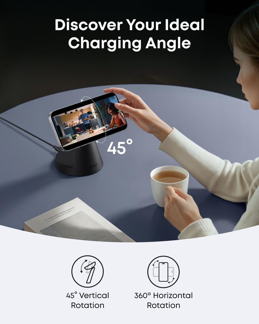 anker maggo wireless-ladestation und anker nano wireless-autoladegerät