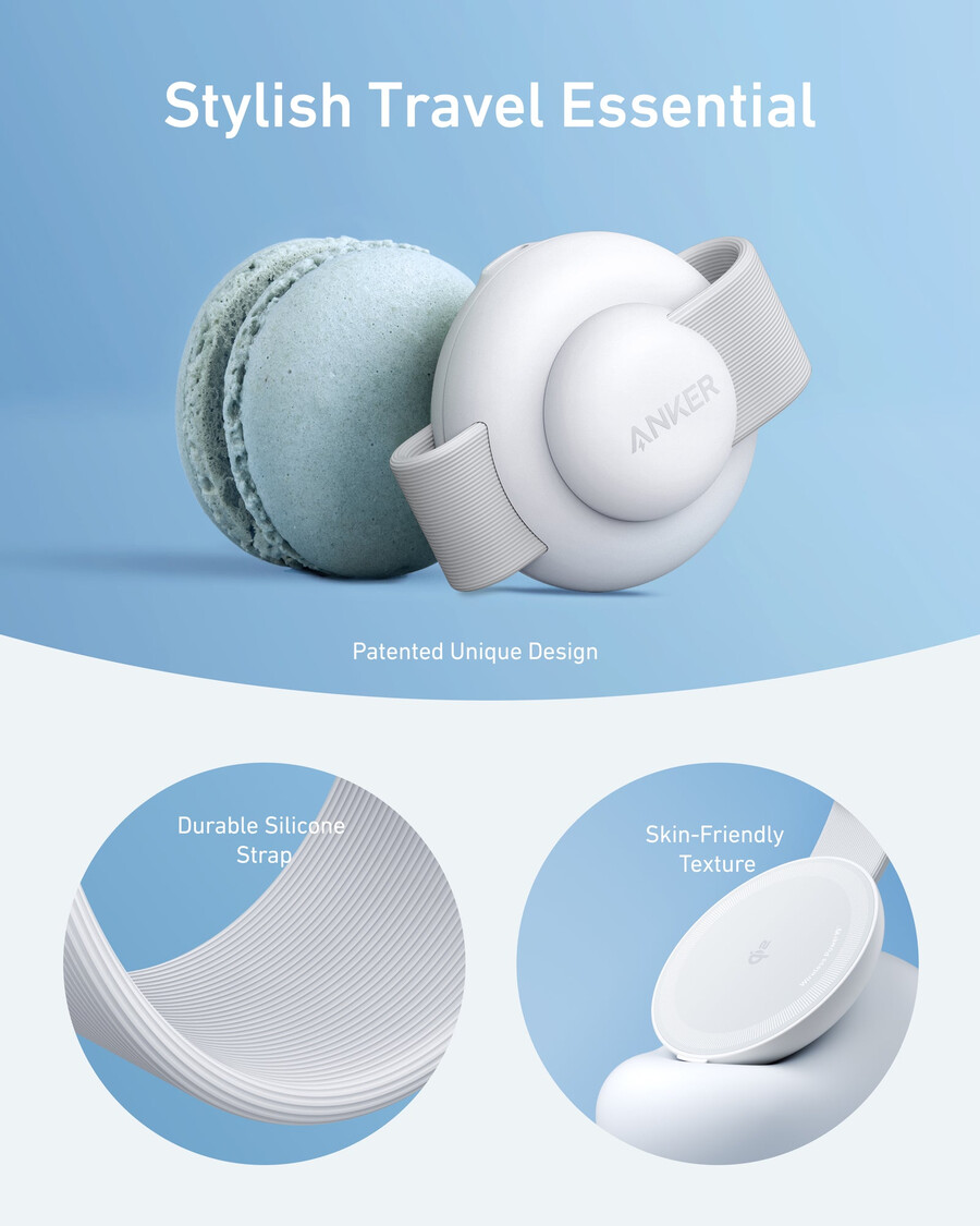 anker maggo kabellose ladestation 3-in-1 faltbare ladefläche und anker nano reiseadapter 5-in-1 20 w 1er-pack
